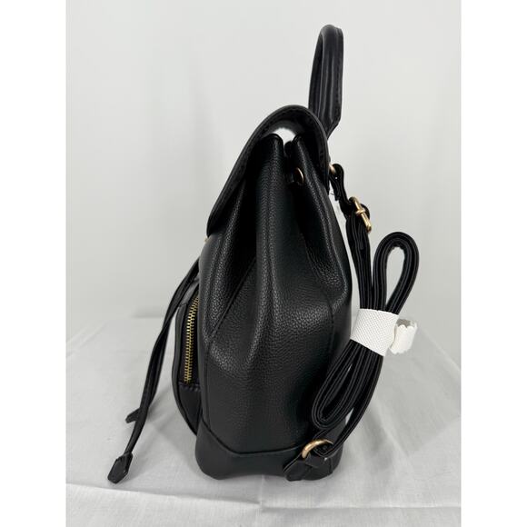NEW-Walmart Time and Tru Faux Leather Mini Drawstring Backpack - Picture 8 of 9